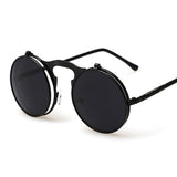 VINTAGE women STEAMPUNK SUNGLASSES round steam punk Men Retro SUN GLASSES sunglasses women