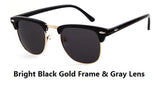 Half Alloy Club Sunglasses Classic Men Women Mirror Master Sun Glasses Gafas UV400 3016 YJ107