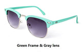 Half Alloy Club Sunglasses Classic Men Women Mirror Master Sun Glasses Gafas UV400 3016 YJ107