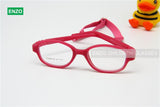 Children Glasses Frame 41 Mira Flexible No Screw, One-piece Optical Baby with Strap Cord Kids Eyeglasses