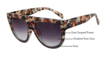 BOUTIQUE Woman Flat Top Mirror Sun Glasses Cat Eye Sunglasses French brand