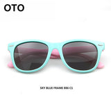 OTO Classic Baby Kids Polarized Sunglasses Children TR90 Frame UV400 Sun Glasses Goggles With Car Case