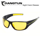 JIANGTUN Driving at Night Anti-high Beams Men/Women Polarized Sunglasses Outdoor Enhanced Light At Rainy Cloudy Fog Day