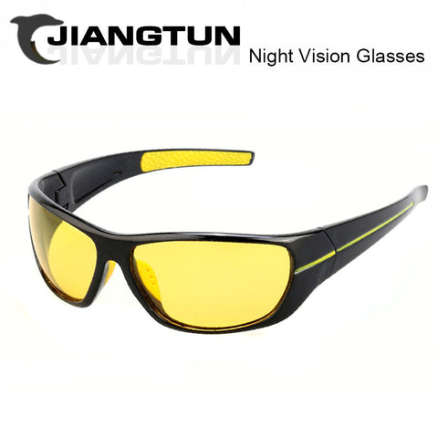 JIANGTUN Driving at Night Anti-high Beams Men/Women Polarized Sunglasses Outdoor Enhanced Light At Rainy Cloudy Fog Day