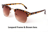 Half Alloy Club Sunglasses Classic Men Women Mirror Master Sun Glasses Gafas UV400 3016 YJ107