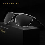 VEITHDIA Brand Aluminum Magnesium Men's Sun glasses Polarized Mirror Lens Outdoor Sunglasses men 6381