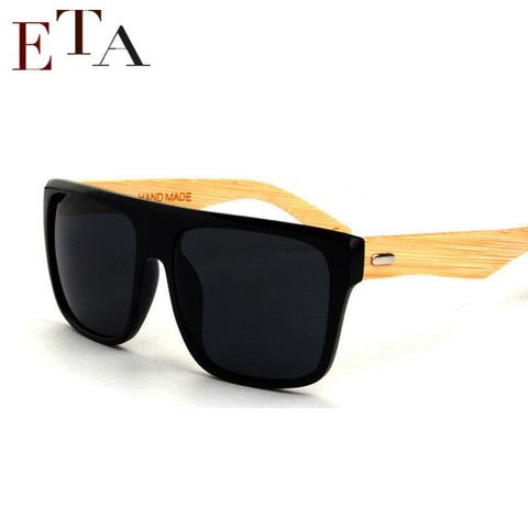 Bamboo Sunglasses Men Wooden Sunglasses Women Brand Mirror Original Wood Sun Glasses masculino