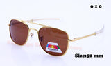 Air Force Army Flyer gafas Men Metal Polarized optical SUNGLASSES 57 mm 52 mm MILITARY sunglasses lunettes