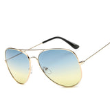 BOUTIQUE Brand Women Sunglasses Gradient Rimless Sunglasses Frog Mirror Gradient men Sunglasses