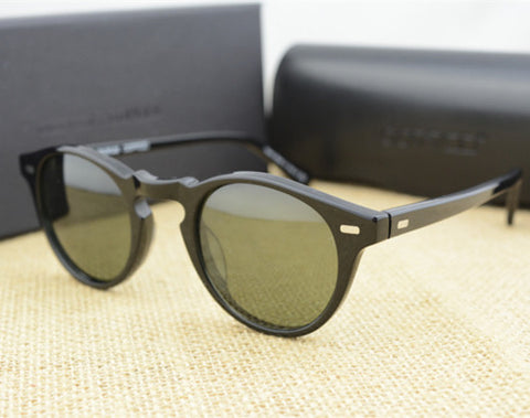 Vintage Men & Women Sunglasses Oliver Peoples 5186 Sun Glasses OV5186 Polarized Gregory Peck Glasses Retro Men Brand