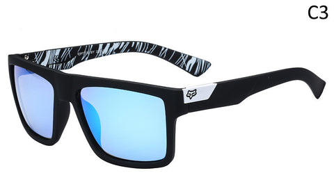 Fox Brand Sunglasses Men Outdoor Sports Coating Sun Glasses women Design Vintage retra oculo de sol google
