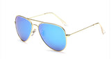 Men polarized sunglasses metal blue pink reflective sun glasses women brand polarised UV400 lentes de sol