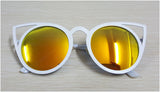 Women sunglasses Vintage cat eye Sun glasses Metal Eyeglasses Frames Mirror shades Sunnies ss309