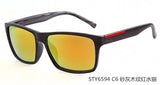 Wood grain sunglasses European American sunglass men sunglass glass hombre gafas STY6594