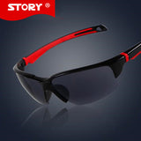 STORY Sunglasses Men UV Protective Sports Sun Glasses men Lunette de soleil