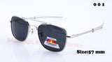 Air Force Army Flyer gafas Men Metal Polarized optical SUNGLASSES 57 mm 52 mm MILITARY sunglasses lunettes
