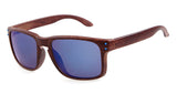 Fashionable Wood Sunglasses Men Reflective Sports Sun Glasses Outdoors Square Gafas De Sol