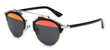 BOUTIQUE that cat's eye sunglasses glass Shades women men sun lenses frames Goggles Metal