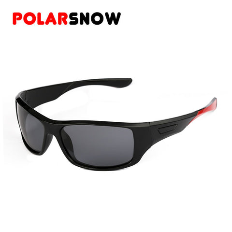 POLARSNOW Fishing Polarized Sports Sunglasses Men Goggles Vintage Outdoor Sun Glasses UV400 Mascullino