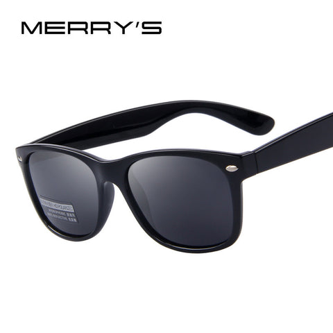 MERRY'S Men Polarized Sunglasses Classic Men Retro Rivet Shades Brand Sun glasses UV400
