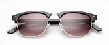 Women sunglasses men's sun glasses black rimmed coating man metal frame half brvintage Genuine Brand UV400