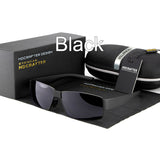 Polarized Outdoor Sports Men Sun Glasses Rectangle with