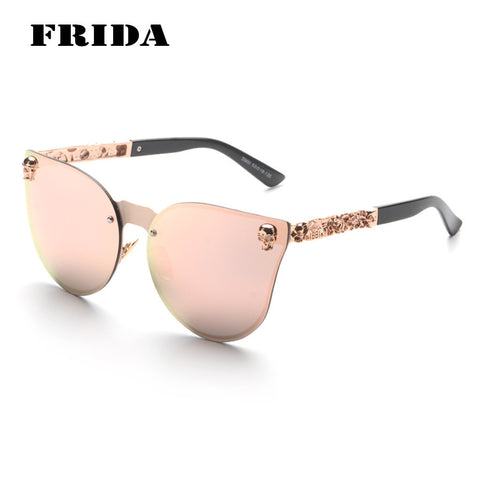 Skull Design Gothic Sunglasses Men Women Street Snap Sun Glasses UV400 Metal Frame Gafas