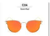 Italy Famous Hipster Brand Women Sunglasses Cat Eye Arrow Shapes Mirror Oval Cateye Men Sun glasses
