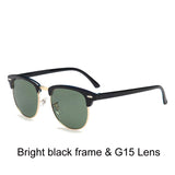 Classic Half Metal Sunglasses Men Women Brand Mirror Sun Glasses Gafas UV400 Man Shades CC0462
