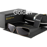Polarized Outdoor Sports Men Sun Glasses Rectangle with