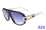 Men Sunglasses Women sunglasses Clear Lens Black UV-blocking with box 624 logo