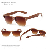 ARTORIGIN Half Frame Wood Sunglasses Women Men Wooden Glasses Rivet Brand Dropshipping AT014
