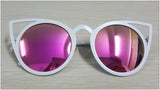 Women sunglasses Vintage cat eye Sun glasses Metal Eyeglasses Frames Mirror shades Sunnies ss309
