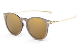 Newly round women sunglasses, design wood frame sunglasses masculino