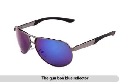 Men's UV400 Polarized coating Sunglasses men Driving Mirrors Sun Glasses for Man with Case Box