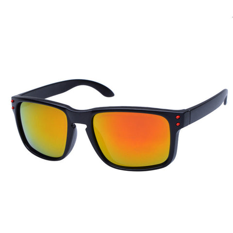 Vintage Outdoor Sport Sunglasses Men Mirror Lens Retro Square Sun Glasses Gafas De Sol