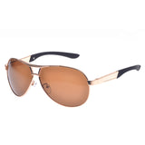 Classic Pilot sunglasses men metal frame polaroid polarized lens glasses men's sunglasses