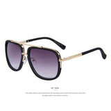 MERRY'S Men Sunglasses Classic Women Brand Metal Square Sun glasses UV400