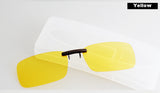 Polarized Clip On Sunglasses Men Driving Night Vision Lens Sun Glasses Anti-UVA UVB women & Man