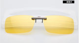 RunBird Mirrored Polarized Sunglasses Clip Driving Clip Men Coating Myopia Clip on SunGlasses UV400 sg095