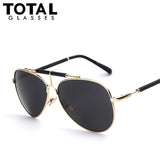 Leather Men Sunglasses Metal Frame Men's Glasses Sunglasses UV400