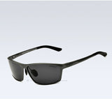 Polarized Aluminum Magnesium Wrap Men's Sun glasses Sport Outdoor Sunglasses Mirror men 6520