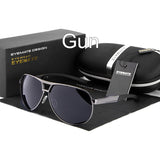 Men's UV400 Polarized coating Sunglasses men Driving Mirrors Sun Glasses for Man with Case Box