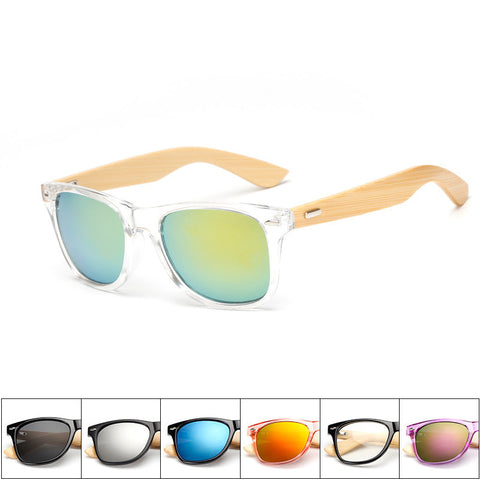 Bamboo Sunglasses Men Wooden Sunglasses Women Brand Mirror Original Wood Sun Glasses masculino