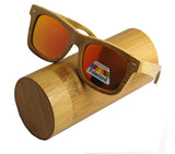 Wood Sunglasses Handmade Bamboo classical men Eyeglasses with polarized lens