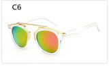 So Real sunglasses cd metal frame reflective mirror glasses men & women couple d style Brand
