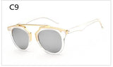 So Real sunglasses cd metal frame reflective mirror glasses men & women couple d style Brand