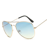 BOUTIQUE Brand Women Sunglasses Gradient Rimless Sunglasses Frog Mirror Gradient men Sunglasses