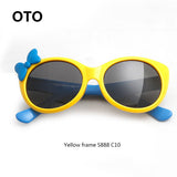 OTO Kids Polarized Sunglasses Baby Children TR90 Frame UV400 Protection Sun Glasses Goggles With Car Case