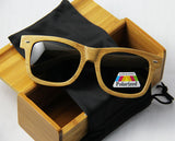 Wood Sunglasses Handmade Bamboo classical men Eyeglasses with polarized lens